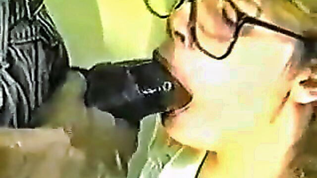 black cock, huge, white girl - bbc in white girls mouth 21 inches