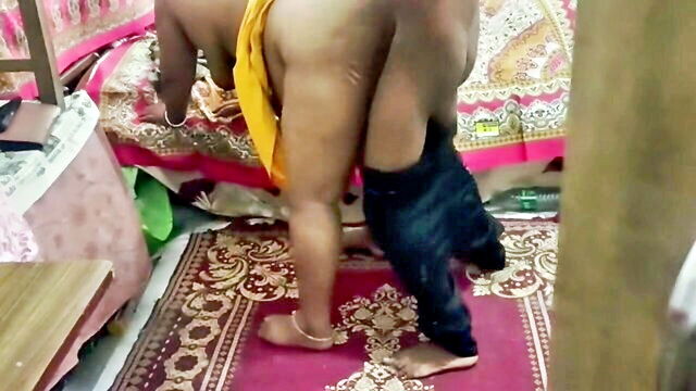 indian aunty, indian desi, desi sex - stepmom alone fucks stepson hard