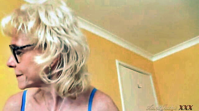 big tits, blonde, mature - hot gilf sex scene