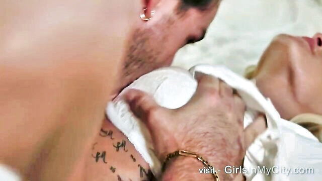 cute blonde alexa shows skills