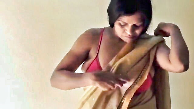 bathroom, aunty, room - aunty changing dress in bathroom