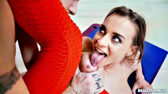 josephine jackson - yoga pants ripped bwc doggystyle