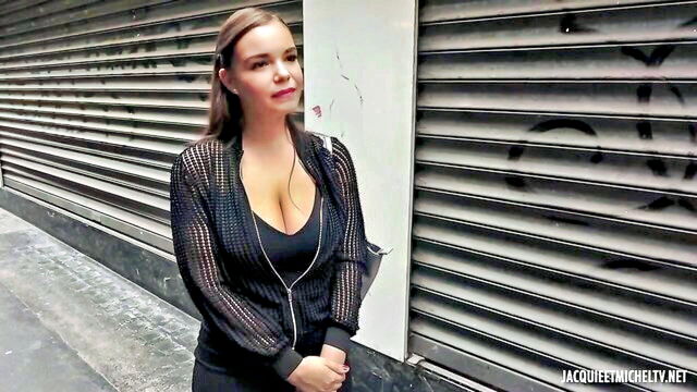 brunette, fucking, big-tits - latinna stockings pussy