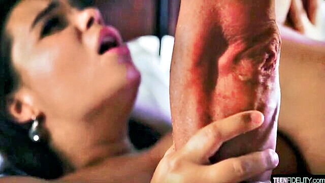 Sofia Lee - sofia lee a voluptuous brunette covered in new semen