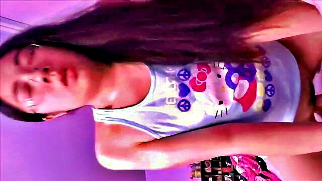 asian babe rides big dick and cums hard