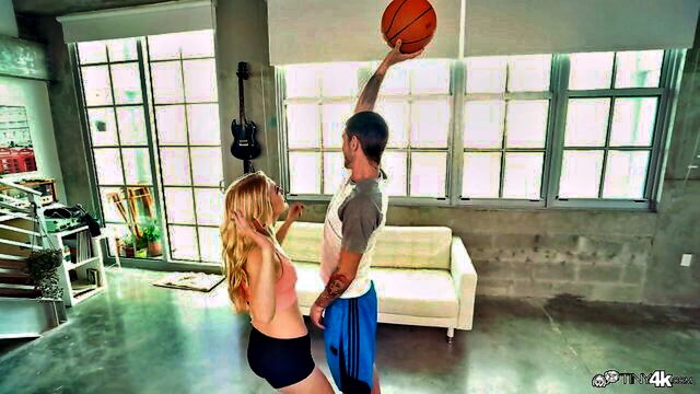 beautiful blonde, big cock blowjob, perfect natural tits - anastasia knight huge cock