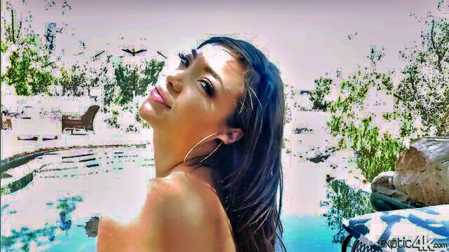 hairy pussy babe, cumshot on boobs, brunette masturbating - oiled cassy banks
