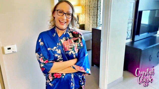 blowjob, blonde, milf - allies mamma large shlong