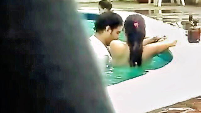 amateur voyeur, voyeur, amateur - voyeur sex in the pool