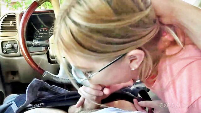 talk, blonde, car - stop talking car milf