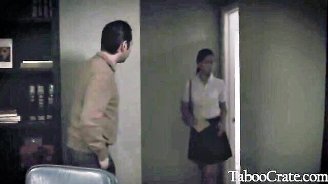 comforting the devastated brunette