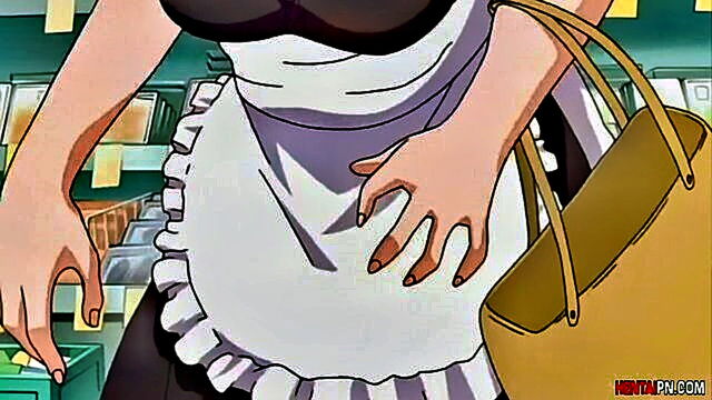 weird, uncensored anime, submissive - anime hentai uncensored maid enjoys being dominated in bizarre scenarios