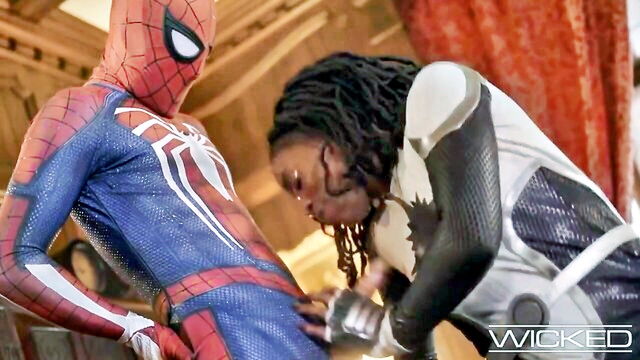 seth gamble - monica rambeau ripped costume