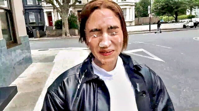 facial, bukkake, public - public bukkake sperm walkkers