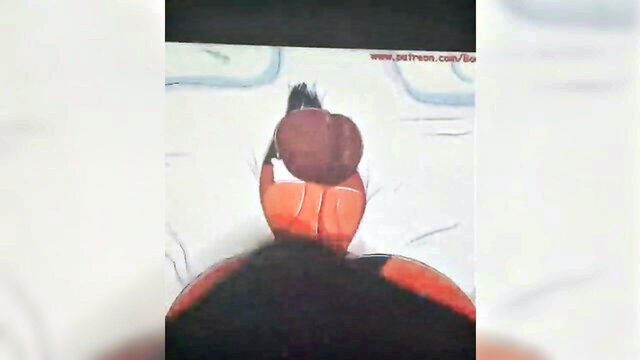 cartoon cum, cum explosion, elastigirl - elastigirl creampie