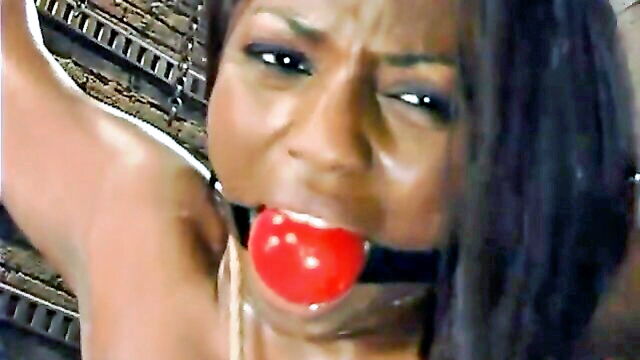 jada fire - gagged ebony slut jada fire