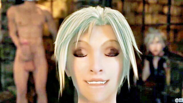 final fantasy, dungeon, milf - cloud strifes milf mom dungeon gangbang