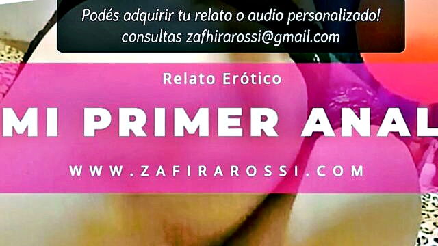 asmr, argentina, anal - argentinian amateur relishes her first anal experience