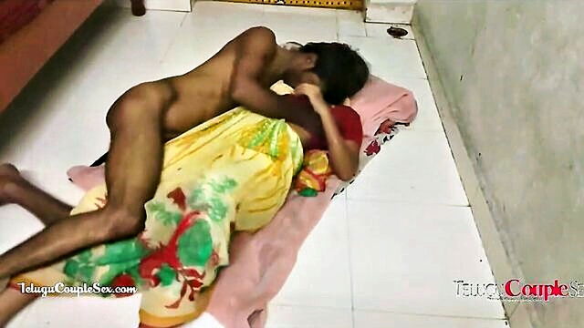 a telugu couples romantic encounter on the floor in an indian village tagged with desi village and mallu sex : Telugu Couple