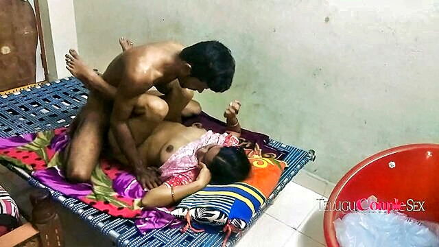 indian couple from the countryside engages in sexual activity in the south indian state of telangana with the woman being a married woman : Telugu Couple