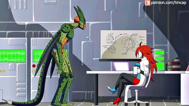 fetish, animation, bizarre - hentai cell dbz