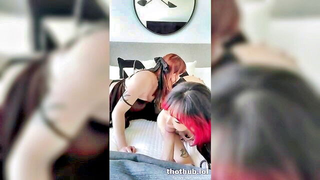 morgpie - morgpie double blowjob soopahturvy