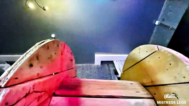 mistress legs - foot gagging mistress