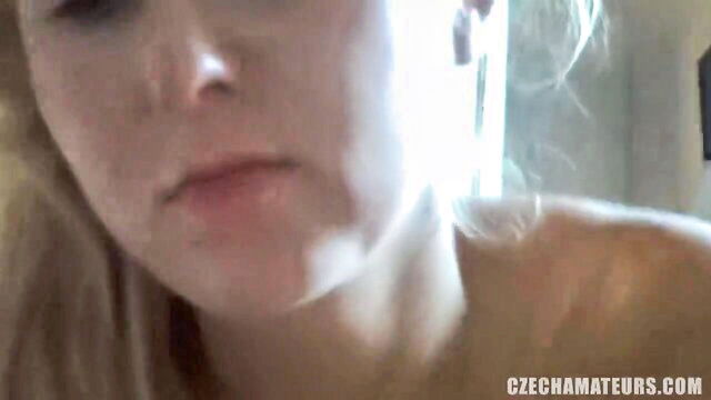 blonde, cumshot, amateur - czech amateur anesa chance