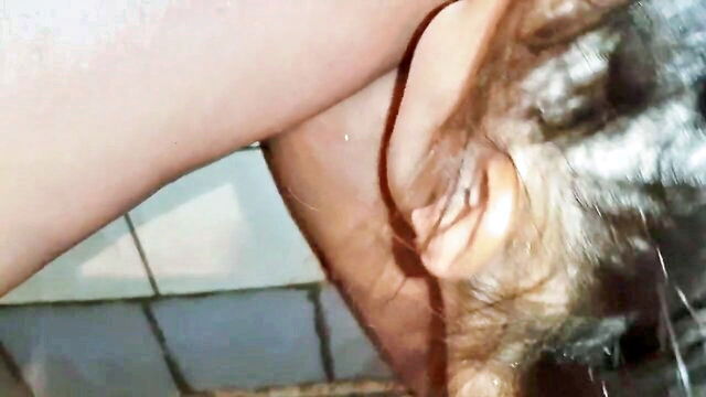 cumming, lesbian cunnilingus, golden shower - golden shower gagging