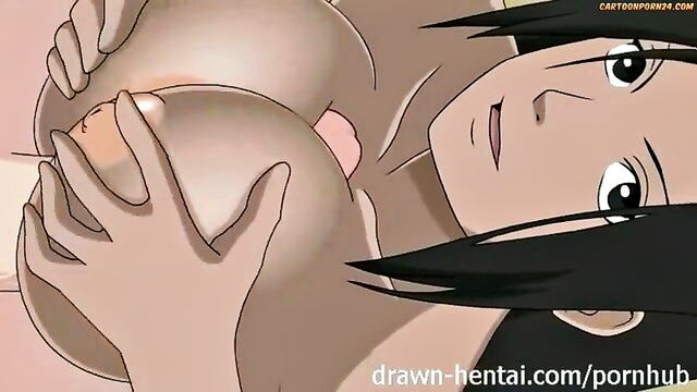 drawn hentai, drawnhentai, anime - naruto big tits fuck