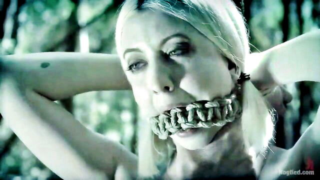 breathplay, blonde, bondage - faceslapping kinky adventure