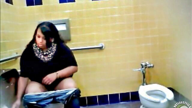 urinating, fattie, brazilian - fattie brazilmatheson80 public restroom matheson80
