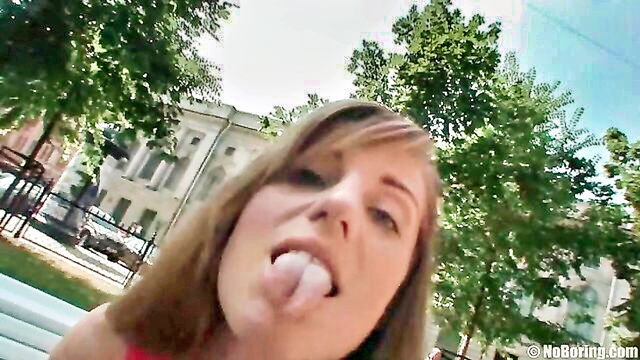 porn video, adorable brunette, fucking ass - adorable brunette double fucked