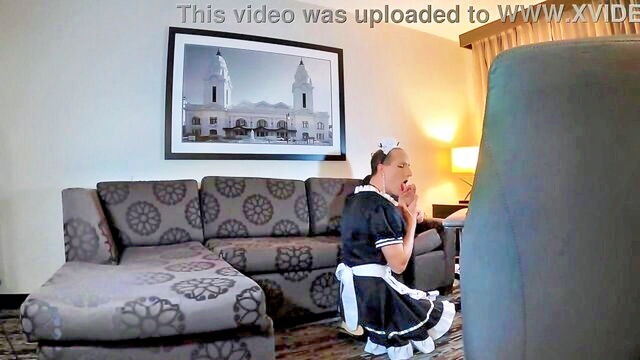 transsexuals, maid, foot fetish - foot fetish sissy maid