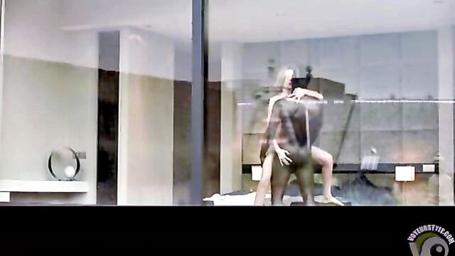 skinny, fucked, white - beach spy glass fuck