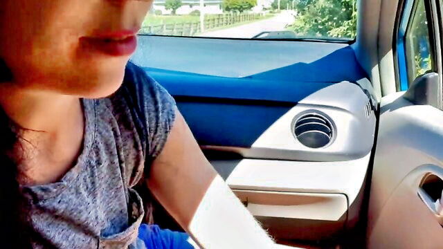 amateur, fetish, public - wee wee on the country road