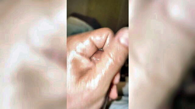 gay try not to cum, cum shot, gay solo - muddy messy masturbation fun