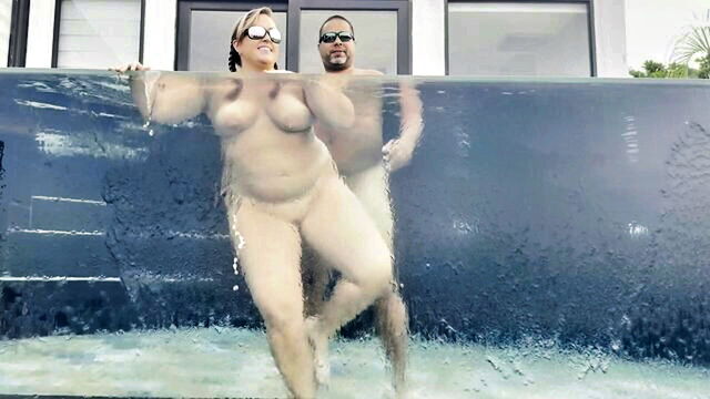 milf, bbw, bbw milf - bbw milf pool sex
