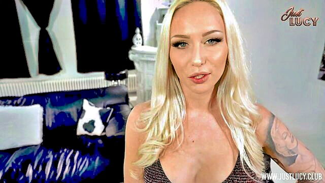 Just Lucy - tattooed european solo girl instructs you how to pleasure her | lucy may