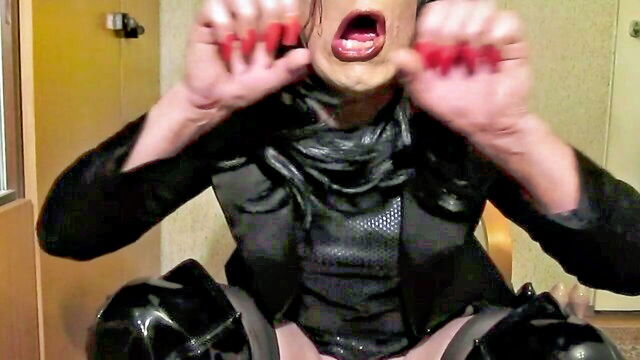 transvestite, crossdresser, tranny - jolanta tgirl masturbation