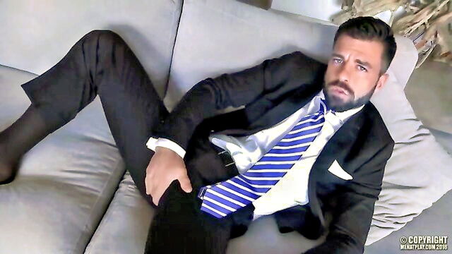 menatplay, big cock, cumshot - hector de silva solo ass play
