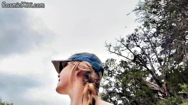 blonde, amateur, big tits - nudist beach vlog