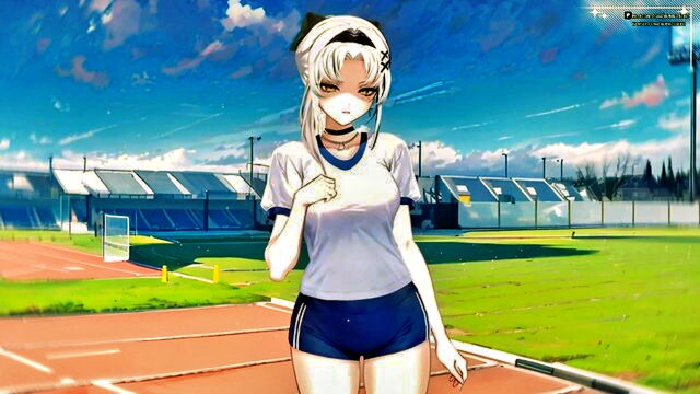 kokoro (dead or alive), hands on hips, meru (original) - school bully masturbation vtuber