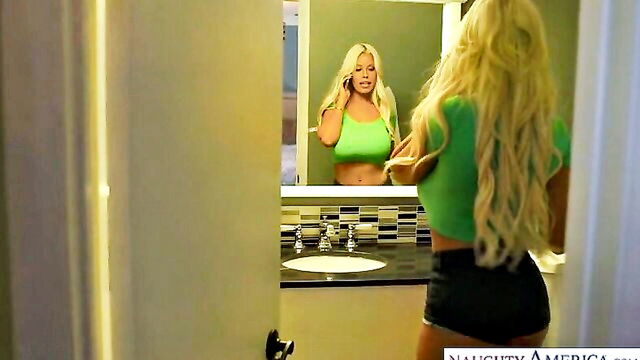 teen (18+), blonde, pussy - blonde mommy bridgette b bedding