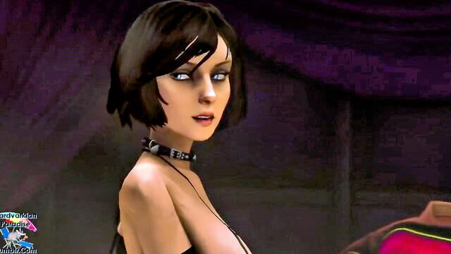 short hair, bioshock, lingerie - fair market value bioshock elizabeth