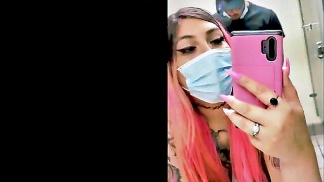 xMissPoizon - misspoizon public restroom butt fuck