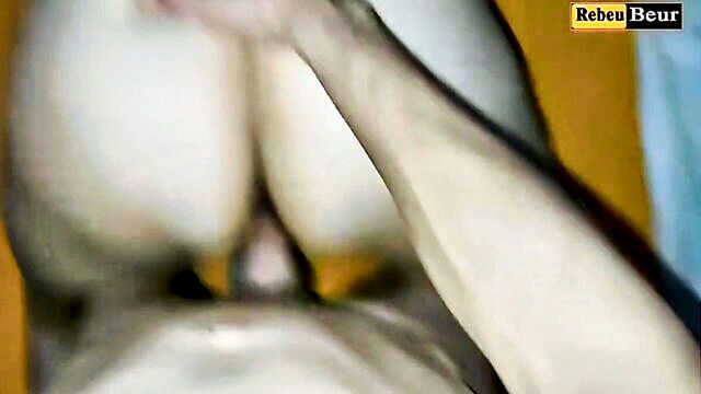 arabian girl takes a rough doggy style fuck and gets a creampie