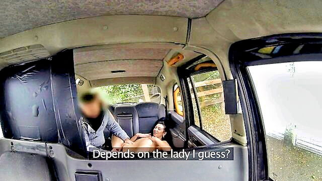Gina Jameson - gina jamesons wild taxi ride with a horny driver