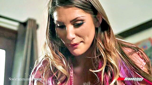 August Ames - august ames a babysitter gets fucked by her boss in various positions and receives a cumshot New Sensations