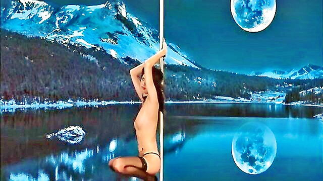 watch janae07 striptease and pole dance in this sexy video